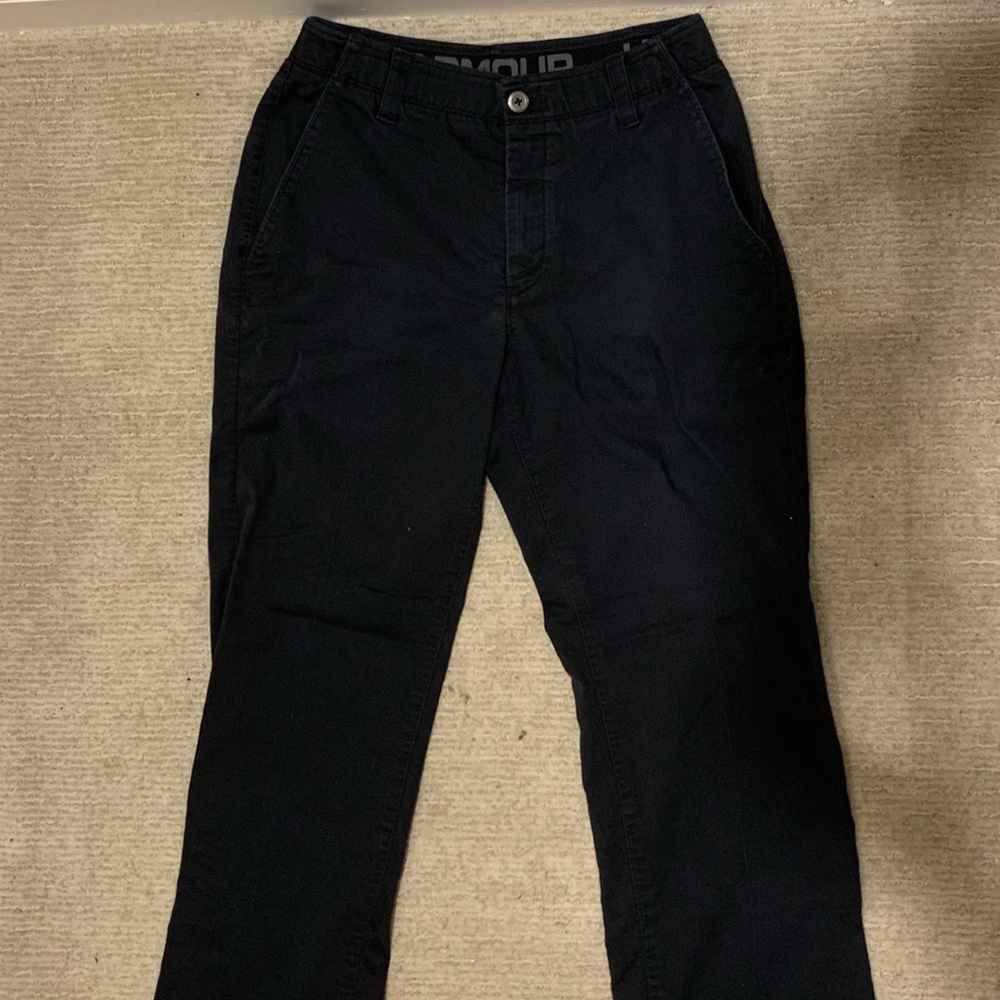 Under Armour Black Khaki Dress Pants